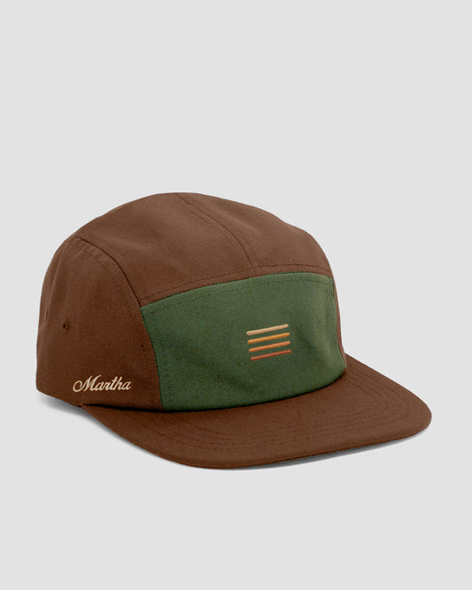Ocaso 5-Panel Hat Brown