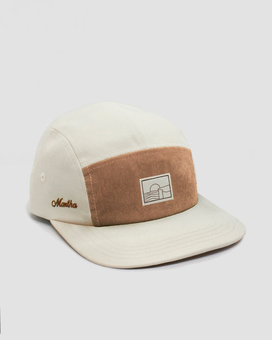 Acadia 5-Panel Hat Cream