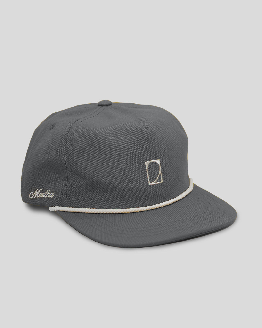 Martha strap back hat grey